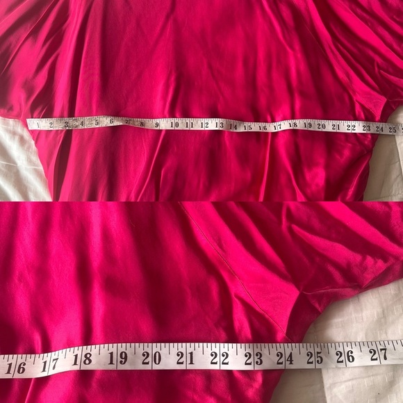 Vintage “Second Wind” Silk Fuchsia Tracksuit NWT Deadstock S - Picture 14 of 16